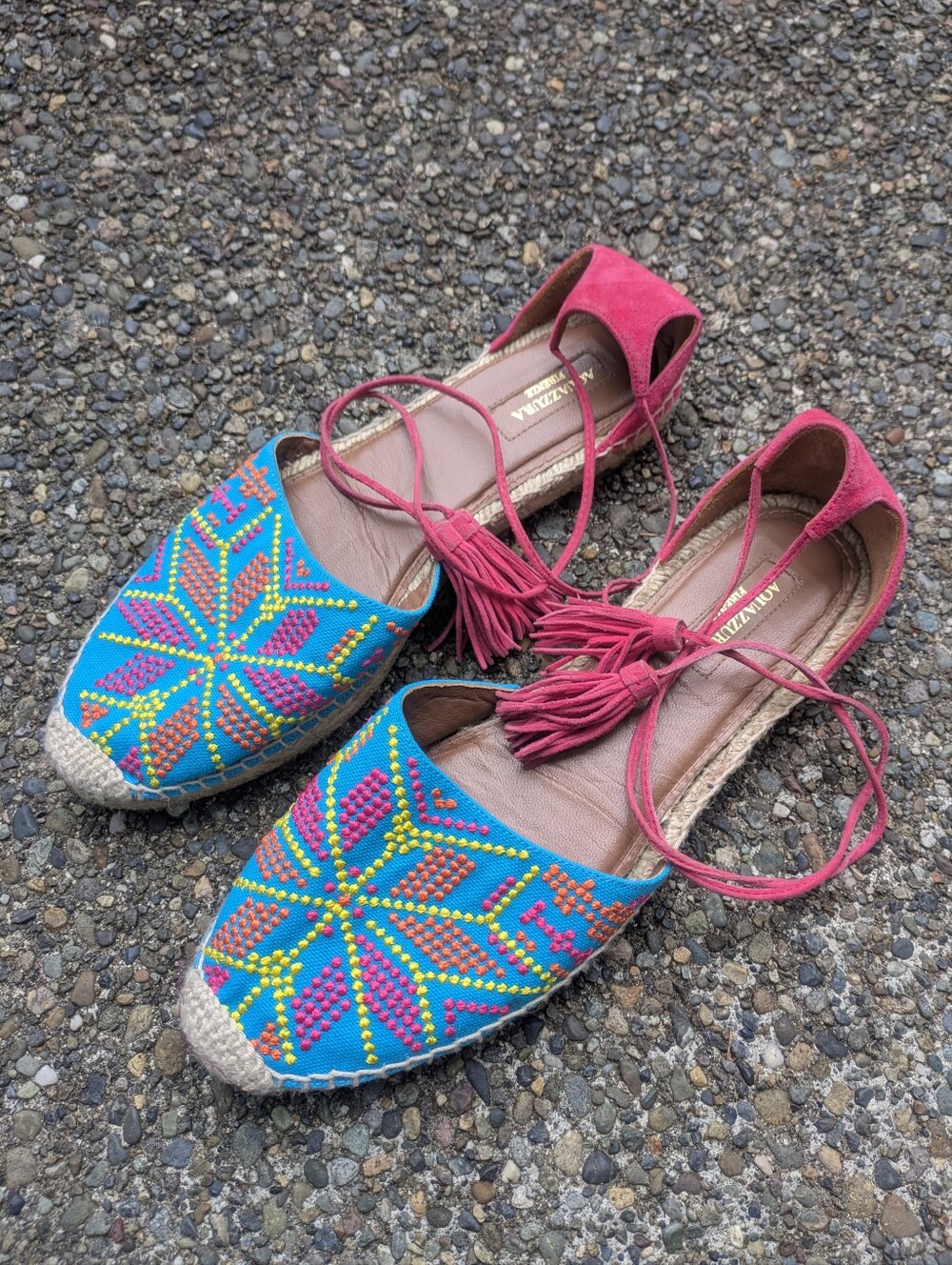Aquazzura Firenze Cloth Espadrilles